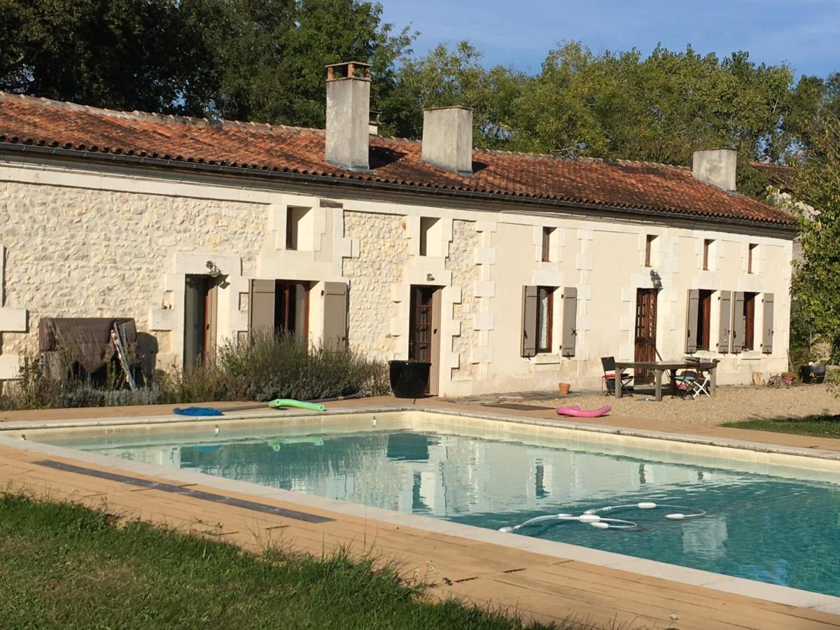 Maison Perigord Vert Piscine Et Spa La Roche-Chalais Luaran gambar